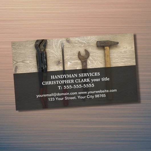 Moderne Coole Handwerkzeuge Handyman Magnetic Magnetische Visitenkarte