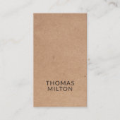 Moderne Coole Kraft (bedruckt) Black Bold Consulta Visitenkarte (Vorderseite)