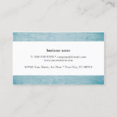 Moderne Coole Textur Blau Weiße Innenarchitektur D Visitenkarte (Rückseite)