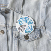 Moderne, coole, trendige, blaue abstrakte Pinselst Button (Beispiel)
