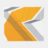Moderne, coole, trendige, urbane, einfache geometr fleecedecke (Vorderseite (Horizontal))