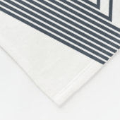 Moderne, coole, trendige, urbane, einfache geometr fleecedecke (Ecke)