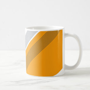 Moderne, coole, trendige, urbane, einfache geometr kaffeetasse