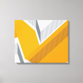 Moderne, coole, trendige, urbane, einfache geometr leinwanddruck (Vorderseite)