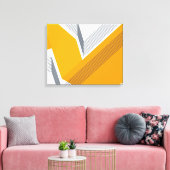 Moderne, coole, trendige, urbane, einfache geometr leinwanddruck (Insitu (Wohnzimmer))