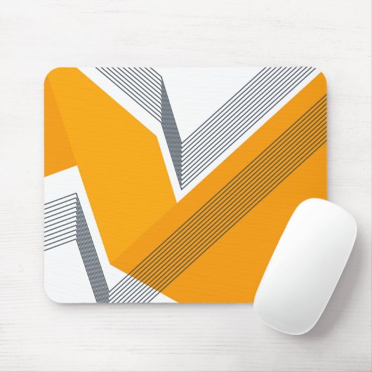 Moderne, coole, trendige, urbane, einfache geometr mousepad (Mit Mouse)