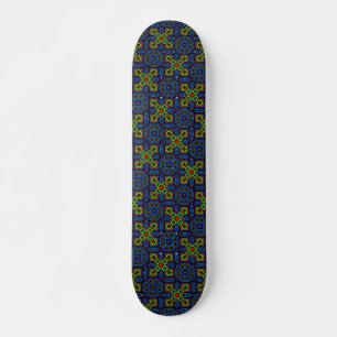 Moderne Coole und trendige Dot Art Skateboard