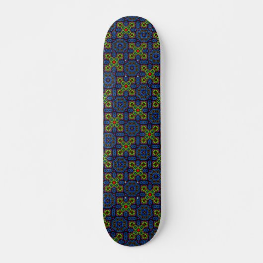 Moderne Coole und trendige Dot Art Skateboard (Vorne)