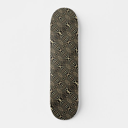 Moderne Coole und trendige Dot Art Skateboard (Vorne)
