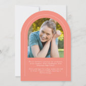 Moderne Coral 2 Foto Arch Abschluss Ankündigung (Rückseite)