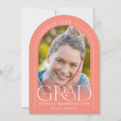 Moderne Coral 2 Foto Arch Abschluss Ankündigung (Vorderseite)