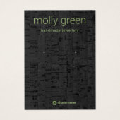 Moderne Cork Earring Juwelier Display Card (Vorderseite)