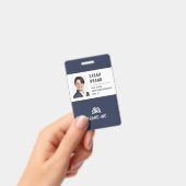 Moderne Corporate Business ID Ausweis (Handheld)