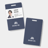 Moderne Corporate Business ID Ausweis (Vorder- & Rückseite)