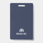 Moderne Corporate Business ID Ausweis (Rückseite)