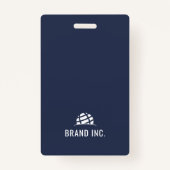 Moderne Corporate Business ID Ausweis (Rückseite)