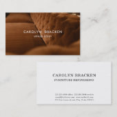 Moderne Couch-Innenarchitektur-Möbel-Polsterung Visitenkarte (Vorne/Hinten)