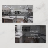 Moderne Countertops Baugewerbe Visitenkarte (Vorne/Hinten)