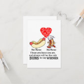 Moderne Coupons und Dackel lieben Gewohnheiten Karte (Vorderseite/Rückseite Beispiel)