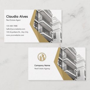 Moderne Creative Real Anwesen Agent Business Card Visitenkarte