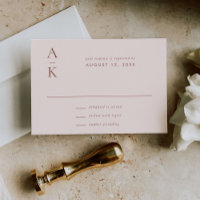 Moderne Creme Brown Monogram Earth Tone Wedding