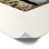 Moderne, cremefarbene, minimale Collage aus Foto Poster (Ecke)