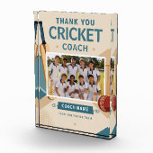 Moderne Cricket-Mannschaftsfoto Coach Fotoblock (Rechts)