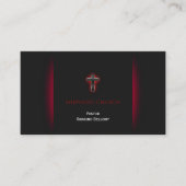 Moderne Cross-Business-Karte Visitenkarte (Vorderseite)