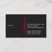 Moderne Cross-Business-Karte Visitenkarte (Rückseite)