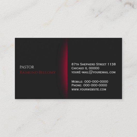 Moderne Cross-Business-Karte Visitenkarte (Rückseite)