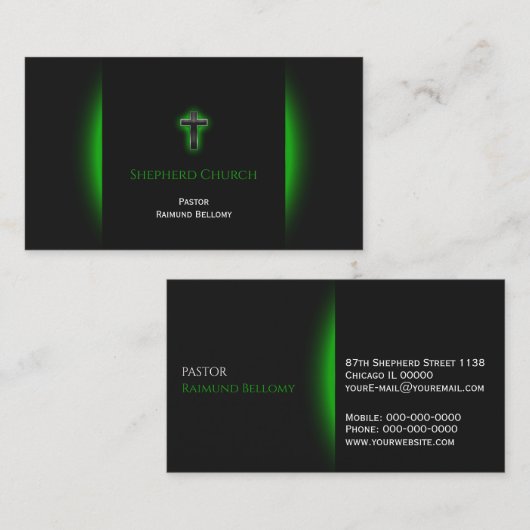 Moderne Cross-Business-Karte Visitenkarte (Vorne/Hinten)