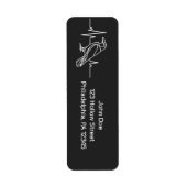 Moderne Crow & heart rate, minimalistisch, Hallowe (Vorne)