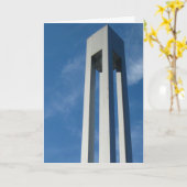 Moderne Cube-Skulptur Karte (Gelbe Blume)