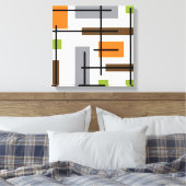 Moderne Cubicle Art aus dem Mittelalter Leinwanddruck (Insitu (Schlafzimmer))