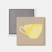 Moderne Cup & Strips Magnet (Vorderseite/Rückseite)