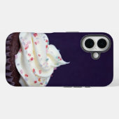 Moderne Cupcake Sprinkles Lila Case-Mate iPhone Hülle (Rückseite (Horizontal))