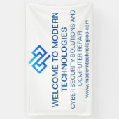 Moderne Cybersicherheits-Computer-Technologieunter Banner (Vertikal)
