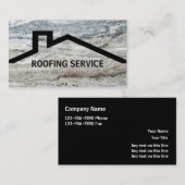 Moderne Dach-Dienstleistungen Visitenkarte (Vorne/Hinten)