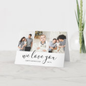 Moderne Dada 3 Foto Collage Vatertag Card Karte (Vorderseite)