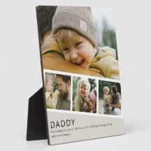 Moderne Daddy-Foto-Streifen-Collage