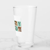 Moderne Daddy FotoCollage - Custom Vatertag | Glas (Links)