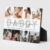 Moderne DADDY Vatertag FotoCollage Fotoplatte (Seite)