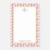 Moderne Daisies Post-it Klebezettel (Vorderseite)