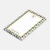 Moderne Daisies Post-it Klebezettel (angewinkelt)