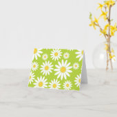 Moderne Daisy Karte (Gelbe Blume)