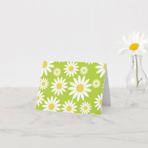Moderne Daisy Karte