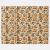 moderne Damenhäuser Fleecedecke (Vorderseite (Horizontal))