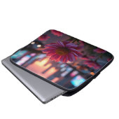 Moderne Dämmerungsmargeriten 13' Laptopschutzhülle (Vorne Knopf)