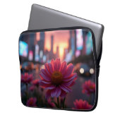 Moderne Dämmerungsmargeriten 13' Laptopschutzhülle (Vorderseite Links)