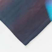 Moderne Dämmerungsmargeriten Fleecedecke (Ecke)